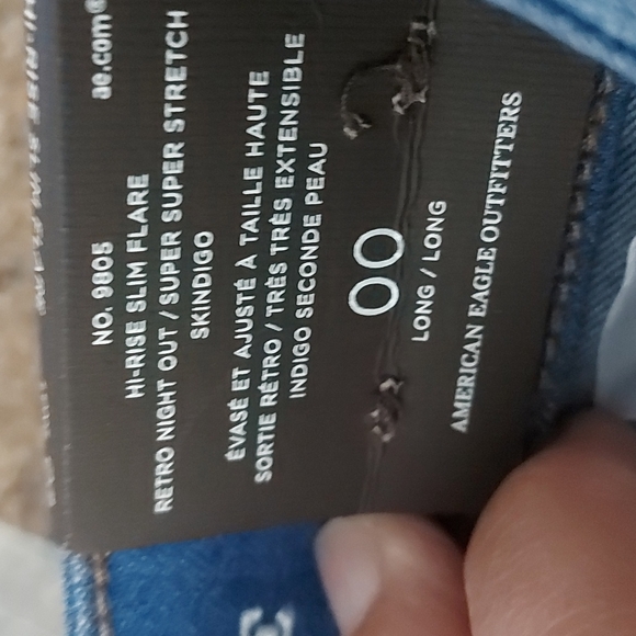 American Eagle Hi-Rise slim flare Long - Picture 6 of 12